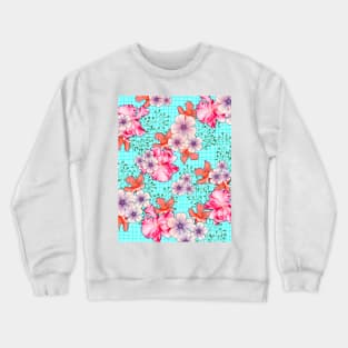 Hawaiian summer floral Crewneck Sweatshirt